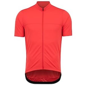 21Grams Men's Short Sleeve Cycling Jersey Red Solid Color Bike Top Mountain Bike MTB Road Bike Cycling Spandex Quick Dry Moisture Wicking Sports Clothing Apparel  Athleisure Lightinthebox