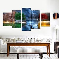Wall Art Canvas Prints Painting Artwork Picture Landscape Tree  Home Decoration Decor Rolled Canvas No Frame Unframed Unstretched Lightinthebox - thumbnail