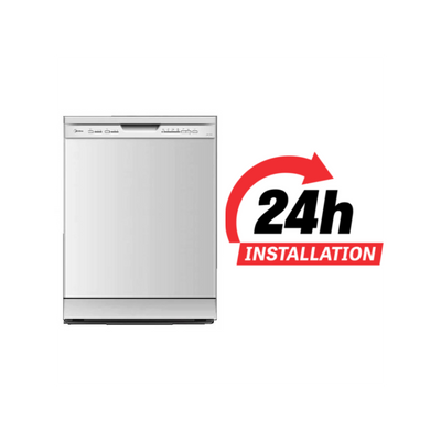 Midea Dishwasher, WQP12-5203-S, 12 Place setting , Silver Color Midea Dishwasher, WQP12-5203-S, 12 Place setting , Silver Color