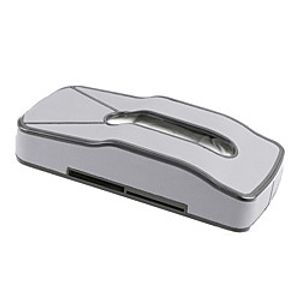 3017 Car Sitting Paper Towel Box Leather Cover Paper Box Car And Home Use Creative Multi-Functional Card Inserting Device miniinthebox