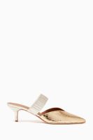Matilda 45 Mules in Elaphé Leather Matilda 45 Mules in Elaphé Leather