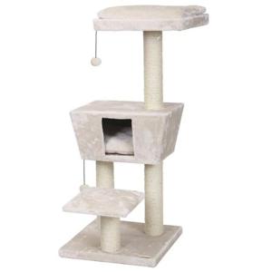 Ebi Scratching Tree Trend New Jersey For Cats - Creme, 48X48X114Cm