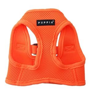 Puppia Neon Soft Vest Harness B Orange S Neck 8.26 Inch And Chest 12.20 Inch