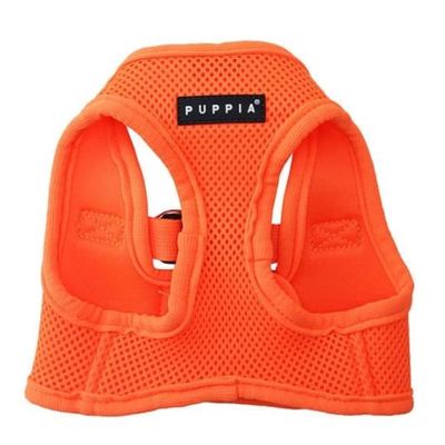 Puppia Neon Soft Vest Harness B Orange S Neck 8.26 Inch And Chest 12.20 Inch