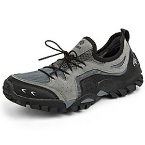 Men's Hiking Shoes Sneakers Anti-Slip Breathable Wearable Comfortable Hiking Outdoor Exercise Running Spring, Fall, Winter, Summer Grey khaki Green Lightinthebox