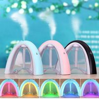 LED Ultrasonic Message Board Humidifier Aroma Air Diffuser Purifier Lonizer Atomizer 3 Colors