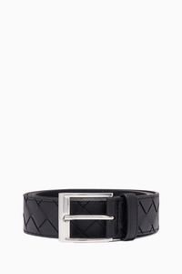 Intrecciato Calf Leather Belt