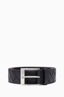 Intrecciato Calf Leather Belt - thumbnail