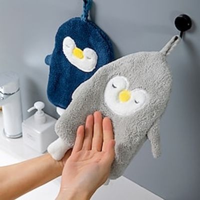 2PC Wiping Handkerchiefs Hanging Style Cute Bathroom Wiping Cloth Absorbent Towel Thickened Household Wiping Handkerchiefs Wiping Handkerchiefs Lightinthebox