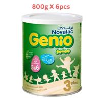 Novalac Genio 3 Plus Vanilla 800G (Pack of 6)