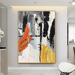 Handmade Hand Painted Oil Painting Wall Modern Fashion Abstract Canvas Painting Home Decoration Decor Rolled Canvas Paingtings Lightinthebox