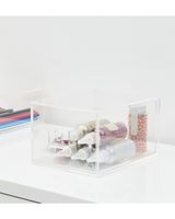 HS Vanity Stackable Acrylic Large Drawer Set of 2 Clear