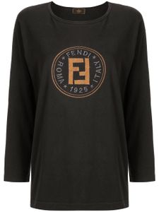 Fendi Pre-Owned long sleeve top - Black