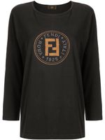 Fendi Pre-Owned long sleeve top - Black - thumbnail