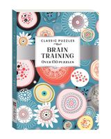 Hinkler Classic Puzzles Brain Training Blue Abstract Flora Pack of 2