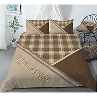 Print Home Bedding Duvet Cover Sets Soft Microfiber For Kids Teens Adults Bedroom Geometric 1 Duvet Cover 1/2 Pillowcase Shams miniinthebox - thumbnail