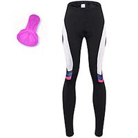 21Grams Women's Cycling Tights Summer Spandex Bike Tights Quick Dry Moisture Wicking Sports Stripes BlackWhite Mountain Bike MTB Road Bike Cycling Clothing Apparel Bike Wear  Stretchy  Athleisure Lightinthebox - thumbnail