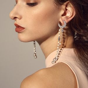 Star Moon Pearl Earrings