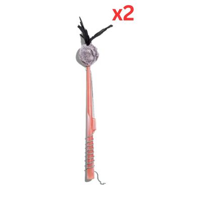 Zee.Cat Tango Wand Cat Toy (Pack Of 2)