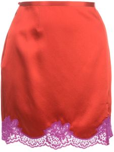 Fleur Du Mal James lace skirt - Red