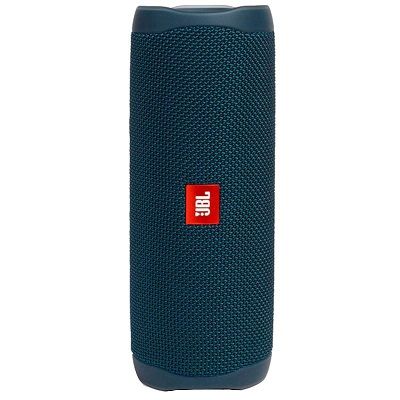JBL Flip 5 Portable Waterproof Bluetooth Speaker (Blue)