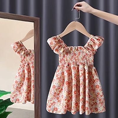 Children's Clothing Girl's Dress Summer New Floral Chiffon Small Flying Sleeve Suspender Princess Skirt Foreign Style Children's Dress Lightinthebox Children's Clothing Girl's Dress Summer New Floral Chiffon Small Flying Sleeve Suspender Princess Skirt Foreign Style Children's Dress Lightinthebox