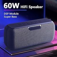 60W High Power Portable Bluetooth Speaker Deep Bass Column TWS Stereo Subwoofer For Computer Soundbar Voice Assistant. miniinthebox - thumbnail