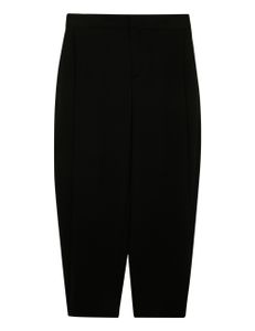 Pleated Satin-Back Crepe Wide Leg Pant Pleated Satin-Back Crepe Wide Leg Pant