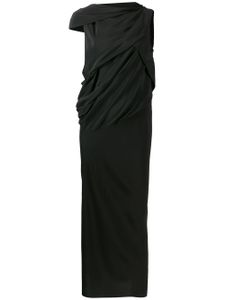 Rick Owens draped maxi dress - Black