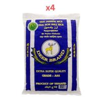 Deer Jasmine Rice 10Kg Pack of 4