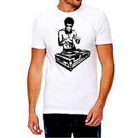Men's Unisex Tee T shirt Hot Stamping Graphic Prints Portrait Plus Size Print Short Sleeve Casual Tops Cotton Basic Fashion Designer Big and Tall White Lightinthebox - thumbnail