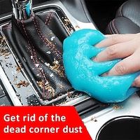 1pc Soft Sticky Clean Acessories, Keyboard Cleaning Tool, Auto Dust Remover Cleaner, Soft Glue Gum Silica Gel Car Cleaning Accessories Car Accessories miniinthebox - thumbnail