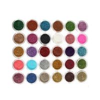 30 Colors One Set Makeup Glitter Powder Eyeshadow Pigment Eye Shadow Cosmetic Nail Decoration