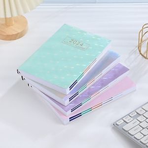 Planner Book Agenda Book 2024 Planner Agenda Notebook Premium Thickened Paper Weekly Monthly Appointment Book A5 Planning Notebook miniinthebox