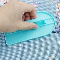 1pc Diamond Straightener Fix Tool Embroidery Reinforcement Press Plate Solid Color Diamond Painting Press Drill Convenient Prill Press Tool miniinthebox