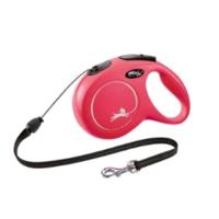 Flexi New Classic Retractable Cord Leash For Dogs Red - Medium