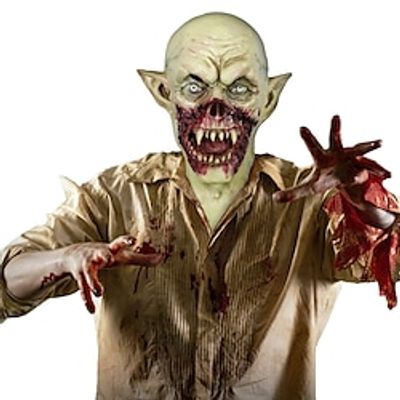 Zombie Devil Mask Halloween Props Adults' Men's Women's Unisex Horror Funny Scary Costume Halloween Halloween Carnival Easy Halloween Costumes Lightinthebox