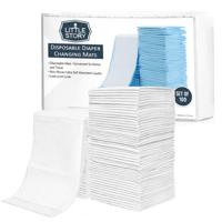 Little Story - Disposable Diaper Changing Mats - Pack Of 100pcs - White LS_DCM_WH100