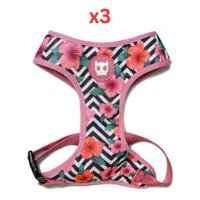 Zee Dog Mahalo Adjustable Air Mesh Harness Extra Small (Pack Of 3)
