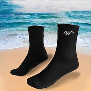 Men's Women's Water Shoes Neoprene Socks 3mm Slip on Neoprene Anti-Slip Thermal Warm Lightweight Durable Quick Dry Swim Shoes for Diving Surfing Snorkeling Outdoor Exercise Beach Aqua Lightinthebox