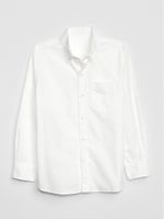 Kids Uniform Oxford Long Sleeve Shirt - thumbnail