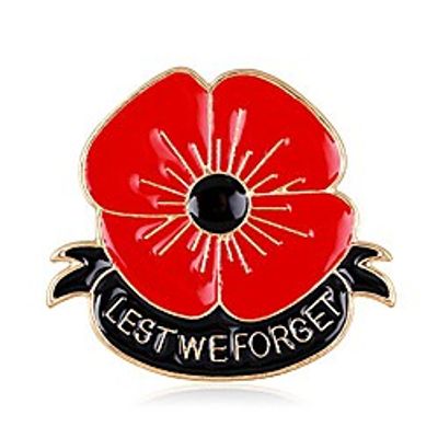 malyunin memorial day gifts lest we forget enamel poppy brooch pins for women flowers broaches (1pc poppy) Lightinthebox