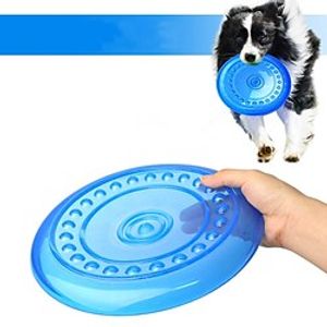 1pcs Funny Silicone Flying Saucer Dog Cat Toy Dog Game Flying Discs Resistant Chew Puppy Training Interactive Pet Supplies miniinthebox