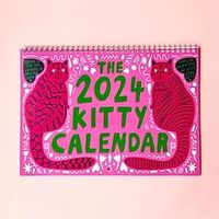 2024 Calendar KittyPaper Thick Smooth Funny Cats Calendar, Anti Fade Kitty Wall Calendar 2024, Hanging Cats Calendar, Kitty Monthly Calendar For Organizing  Planning Lightinthebox - thumbnail