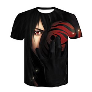 Inspired by Naruto Hatake Kakashi Anime Cartoon Polyester / Cotton Blend 3D 3D Harajuku Graphic T-shirt For Women's / Men's miniinthebox