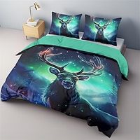 Arctic Deer Bedding Set Duvet Cover Lightweight And Soft 23 Piece Set Suitable For Adults And Children Bedding Set Hot Bedding Lightinthebox - thumbnail
