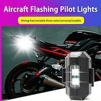OTOLAMPARA 4pcs New LED Anti-collision Warning Light RC Drone Flash LED Position Light Motorcycle Turn Signal Indicator 7 Colors Strobe Lights miniinthebox - thumbnail