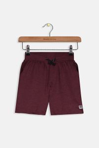 Baby Boys Drawstring Short  Maroon