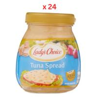 Lady'S Choice Tuna Spread, 220 Ml Pack Of 24 (UAE Delivery Only)