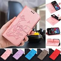 Phone Case For Apple Wallet Card iPhone 13 Pro Max 12 11 SE 2022 X XR XS Max 8 7 with Stand Magnetic Card Holder Slots Flower PU Leather miniinthebox Phone Case For Apple Wallet Card iPhone 13 Pro Max 12 11 SE 2022 X XR XS Max 8 7 with Stand Magnetic Card Holder Slots Flower PU Leather miniinthebox